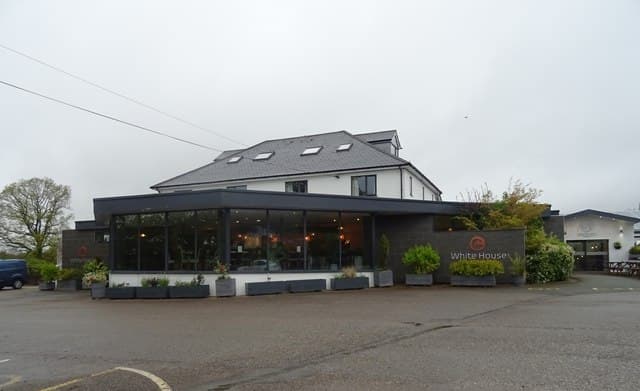 The White House at Rhuallt, a contemporary glass-fronted restaurant and bar